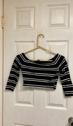 Off the shoulder crop top size small