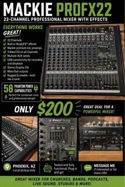 Mackie Pro-FX22