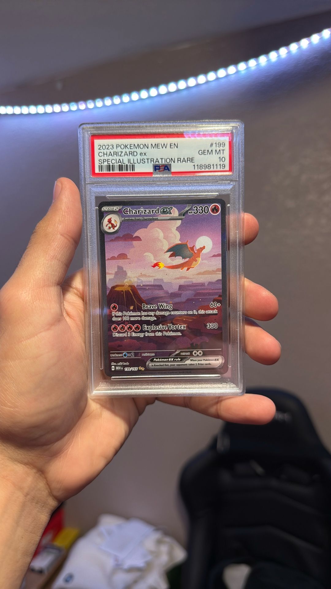 Charizard Ex 201/165 SIR PSA10