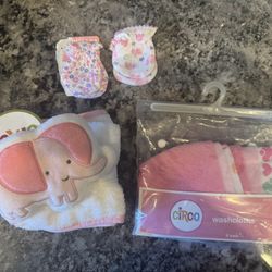 Baby Girl Bath Items 