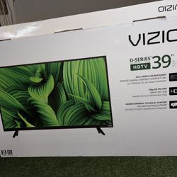 Vizio 39” D-Series HDTV – 720p LED TV w/ Remote & Box
