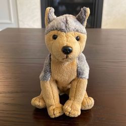 1999 Vintage Original Ty Beanie Baby Nibbly the Bunny Rabbit NWT Excellent Cond2000 Vintage Ty Beanie Baby Sarge the German Shepard Dog Good Condition