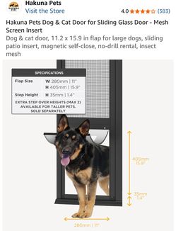 Sliding Dog Door