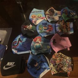 Lots Of Face Masks For Adult And Kids