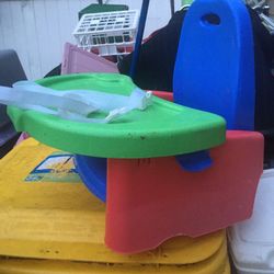 Nice portable booster seat with tray only $20