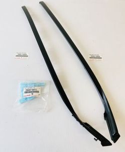 NEW GENUINE LEXUS 06-13 IS250 IS350 LEFT + RIGHT WINDSHIELD MOULDING KIT W/CLIPS