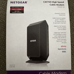 Netgear High Speed Cable Modem