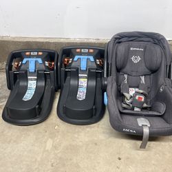 Uppababy Infant Seat and 2 bases