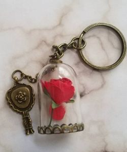 Beauty and The Best Keychain