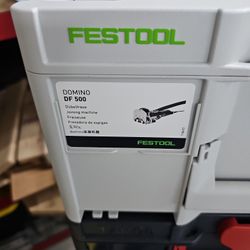 Festool Domino DF 500 Full System + Woodpeckers Offset + Connectors (Like New)