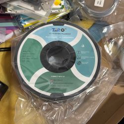 ZIRO TPU Filament 1.75mm 3D Printer Filament, Shore 95A Hardness TPU, Flexible Soft Material, 0.8KG/1.8lbs Spool, Fit Most FDM 3D Printers, Black