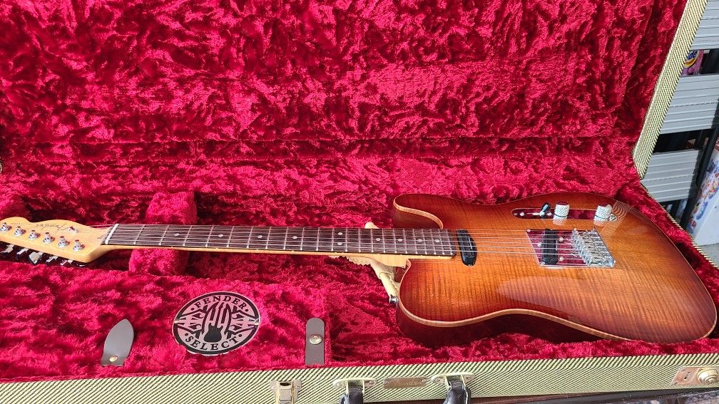 Fender Select Carved Koa Top Telecaster - 2012 American