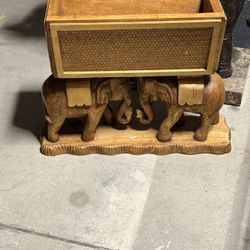 Wood Elephant Home Decor 