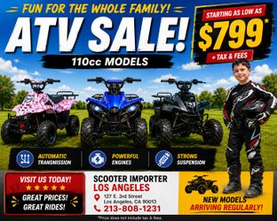 🏁KIDS 110 ATV SALE NOW HAPPENING! 🏁