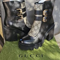 Womens GUCCI Ankle Booties Size 38.5 US 8-9 BRAND NEW IN BOX