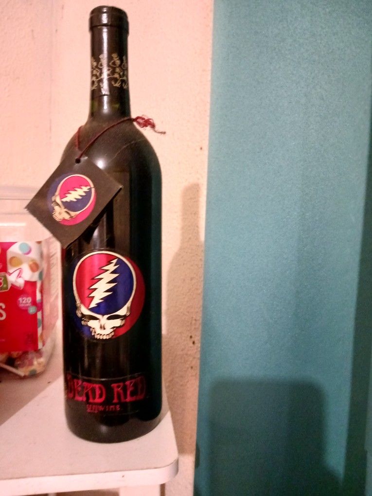 Old Grateful Dead Wine Bottles