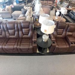 Power Reclining Sofa Or Love Seat Your Choice 