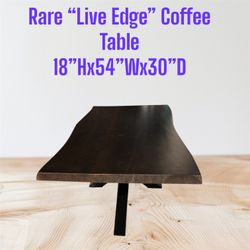 Rare Live-Edge Coffee Table