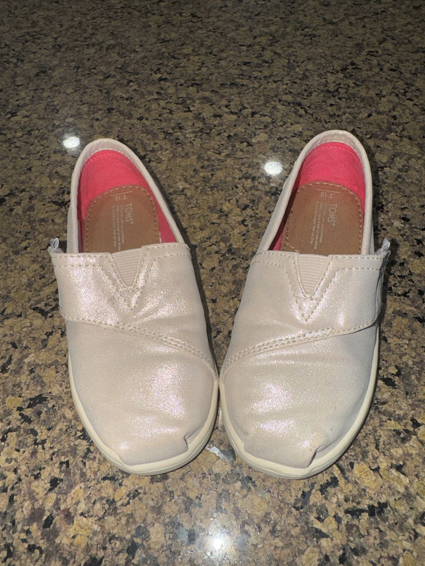 Tom’s Alpargata Slip On Kids Shoe Size T10
