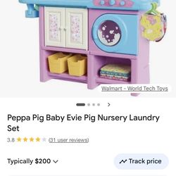 New peppa pig washing machine toy