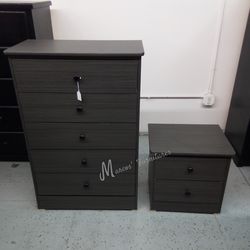 Gray Matte Bedroom Dresser set!