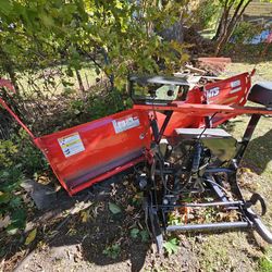 Salt spreader and plow