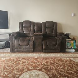 Brown Sofa Set