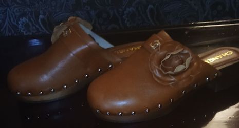 Chanel Camellia Clogs