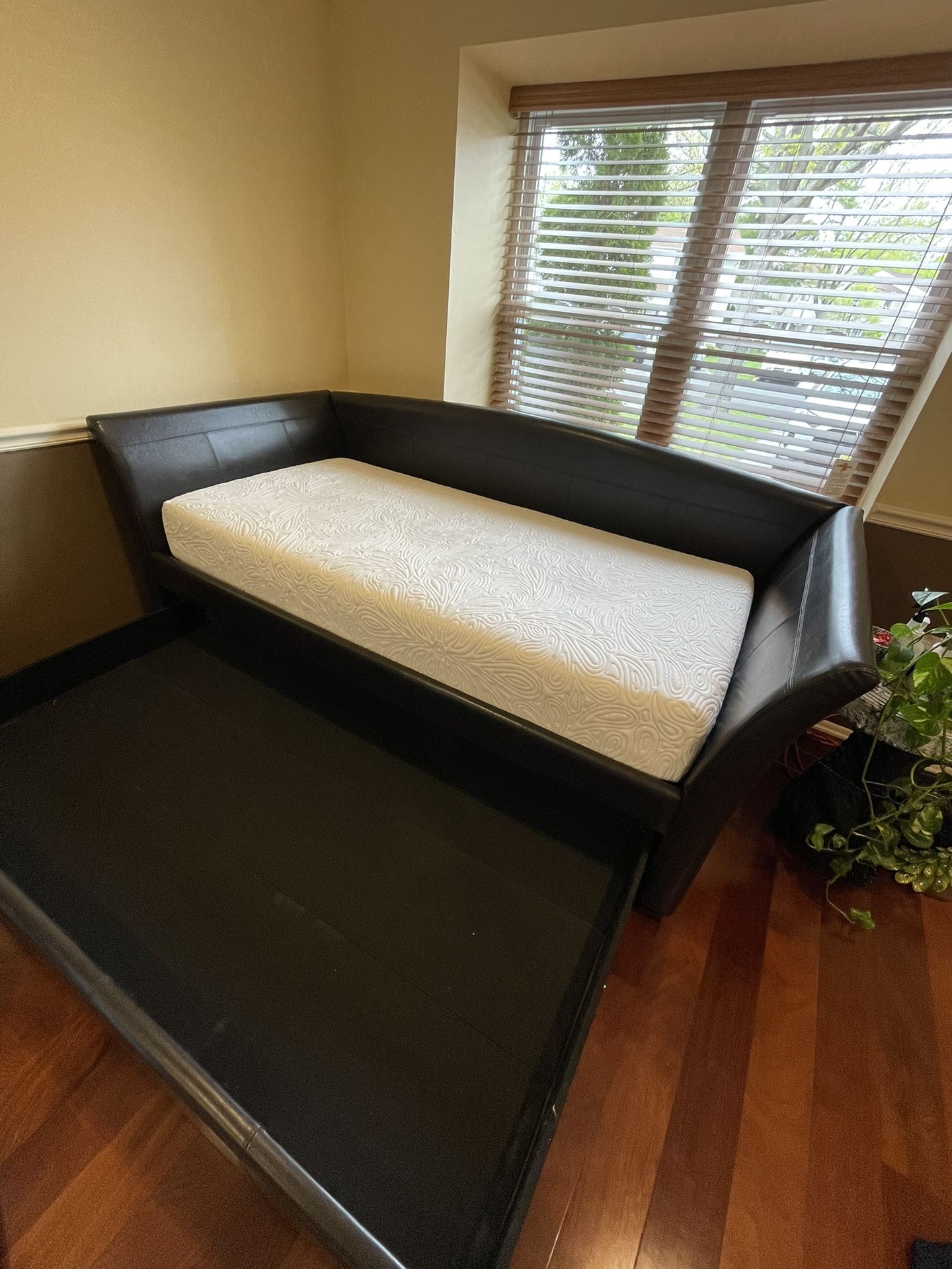 Bed Frame With Storage & 2 Mattresses 