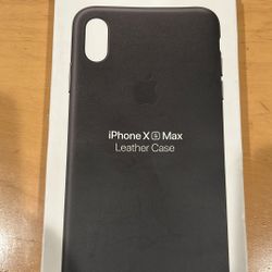 iPhone XS Max Leather Case