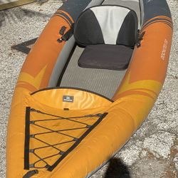 Aquaglide Deschutes Inflatable Kayak with Paddle & Life Vest