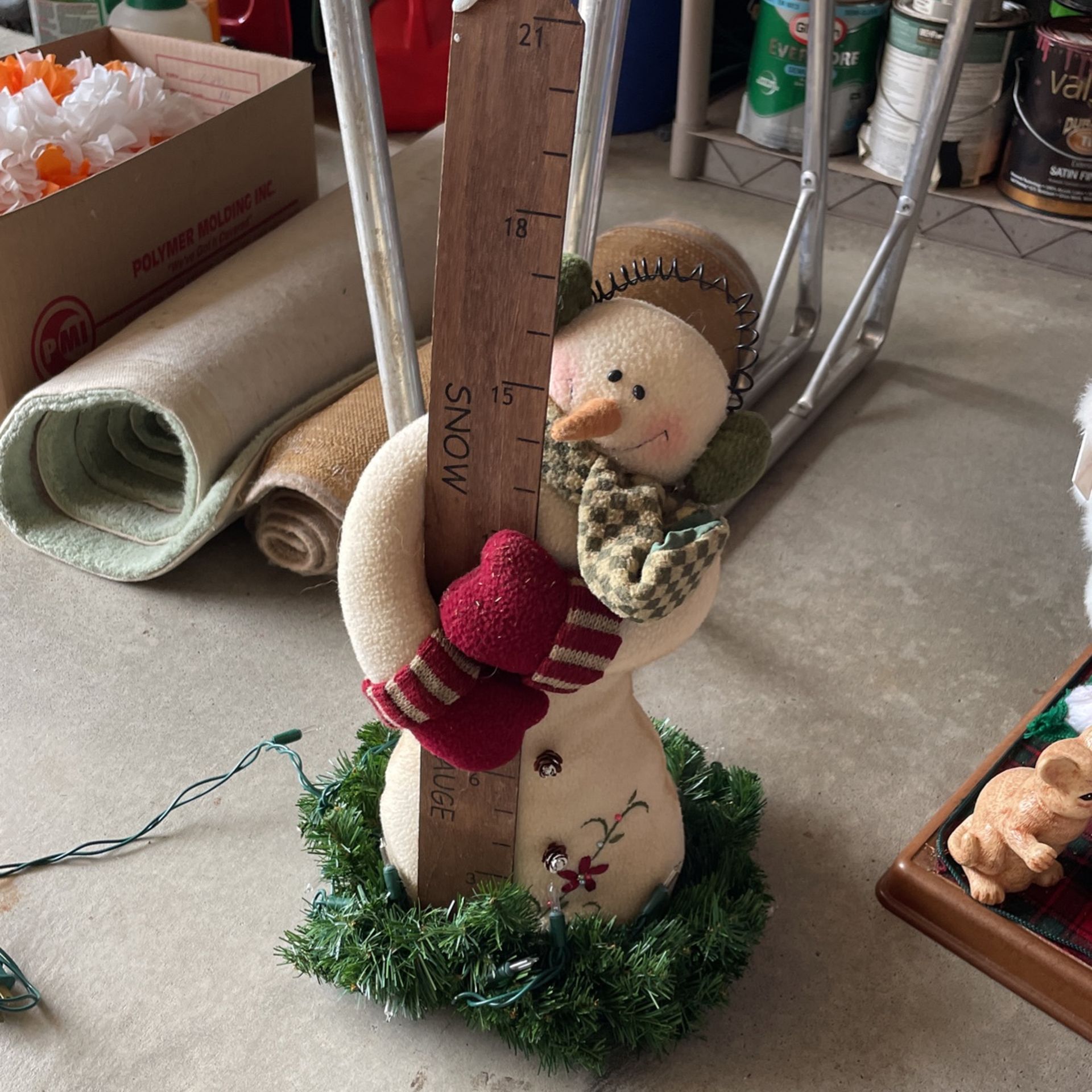 Xmas Lights Up Snowman’s