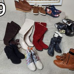 Boots Sizes 6 -10$5 & Winter Woman Clothes Brand New $3