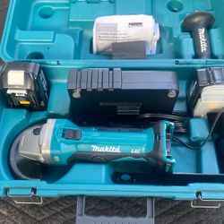 Makita 4 1/2” Angle Grinder Kit $250