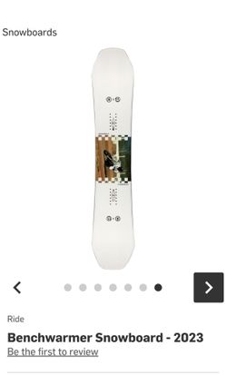 Brand New Ride Benchwarmer Snowboard 2023 - 157W ( factory-sealed 2023 )