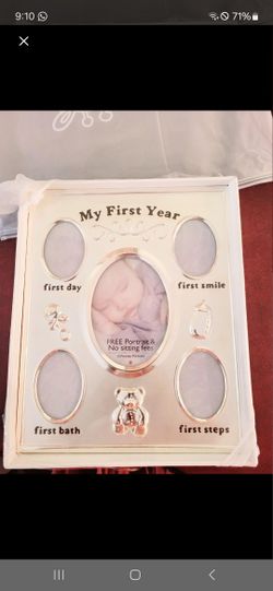 Baby First Year Photo Frame (Brand New)