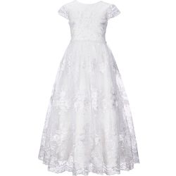 Girls Size 10 Embroidered Lace Dress