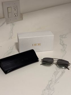 Dior BlackSuit S17U Sunglasses NEW Authentic - Made in Italy-Silver Frame