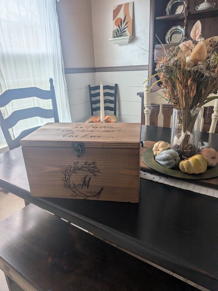 Wedding keepsake Box