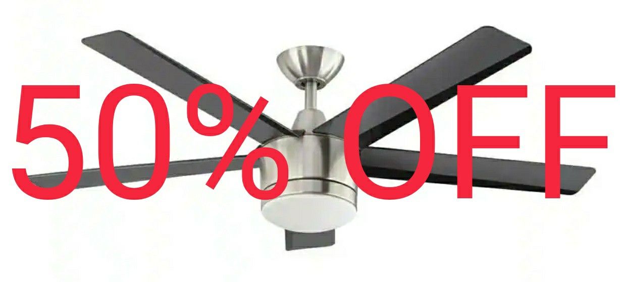Merwry 52 in. Integrated LED Ceiling Fan