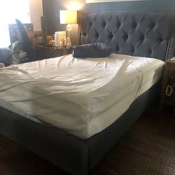Fabric upholstered bed Frame 