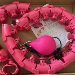 Pink Weighted Hula Hoop