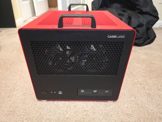 RARE Red Case labs Bullet BH8 Custom PC Build Barebones (No GPU / No Storage)