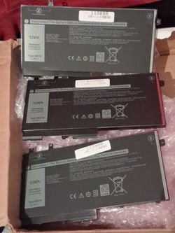 Dell R8D7N 51Wh Laptop Battery – Lot of 4