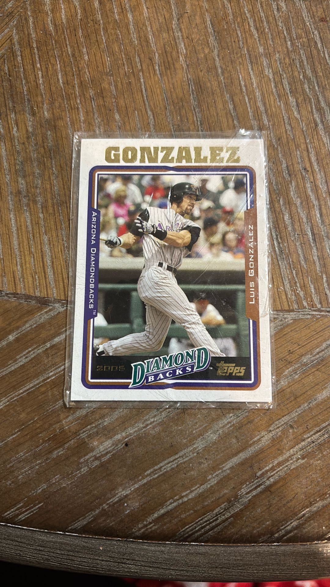 Luis Gonzalez Baseball Card 2005