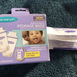 Breastmilk storage bags