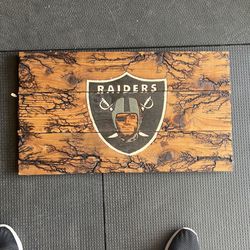 Raiders Wooden Decorations
