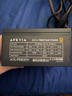 800W PSU Gold Rated