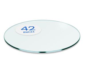 42” Round, 1/2” thick (very thick) table glass