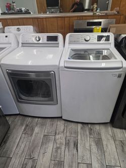 WHASER AND GAS DRYER TOP LOAD